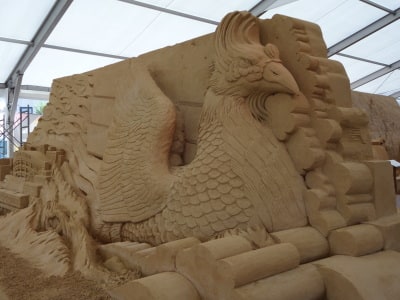 砂の彫刻展